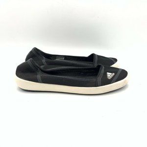 adidas flat shoes black